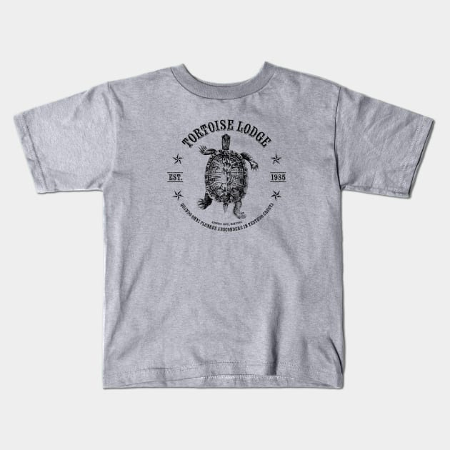 Tortoise Lodge (worn) [Rx-Tp] Kids T-Shirt by Roufxis